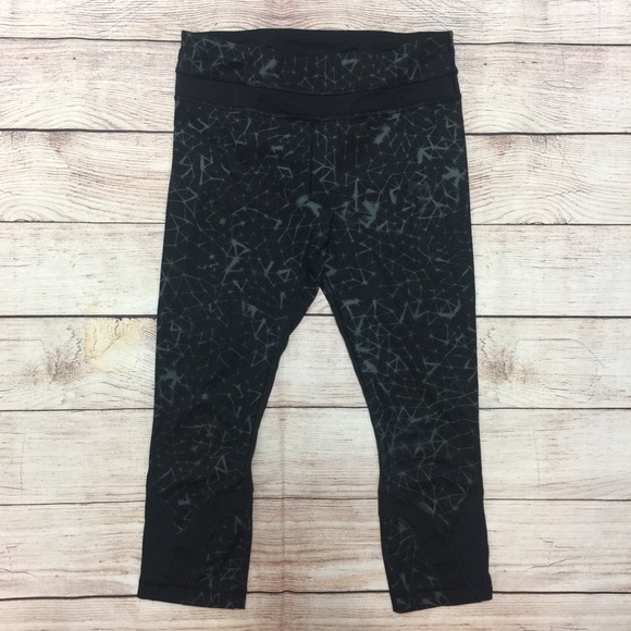 Lululemon Inspire Crop II Star Crushed Coal Black - Picture 3 of 8